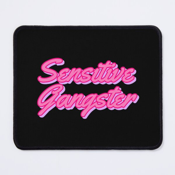 Item preview, Sensitive Gangster cursive pink and purple gabyiscool designed and sold by gabyiscool.
