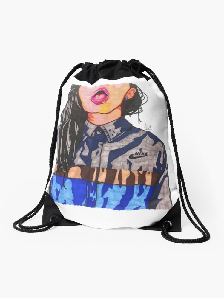 girl nike drawstring bag