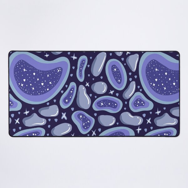 Item preview, Space Geode – Abstract Cosmic Crystal Pattern designed and sold by Feral-by-Elsie.