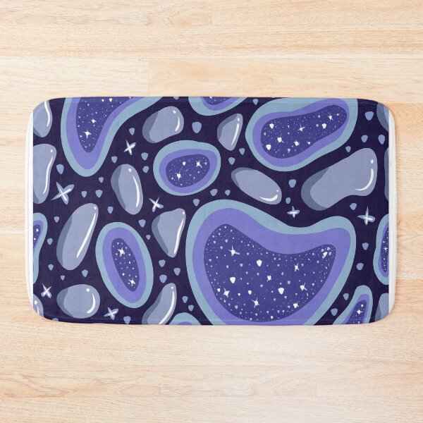 Item preview, Space Geode – Abstract Cosmic Crystal Pattern designed and sold by Feral-by-Elsie.