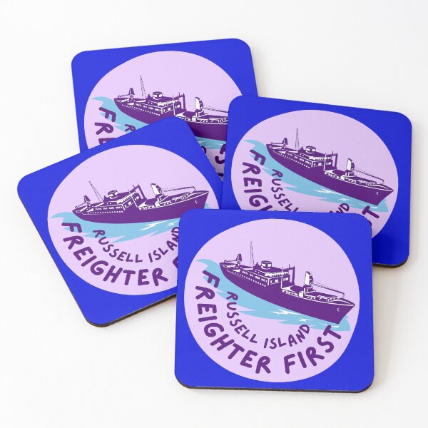 Item preview, Russell Island - Purple Freighter  designed and sold by MIslanders.