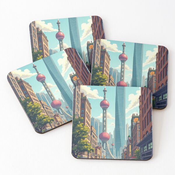 Item preview, Shanghai Travel Poster, Perfect Gift for Travel Enthusiasts, Vintage Style Wall Art, China Wall art for home decor, Shanghai print designed and sold by Thegalleryshop1.