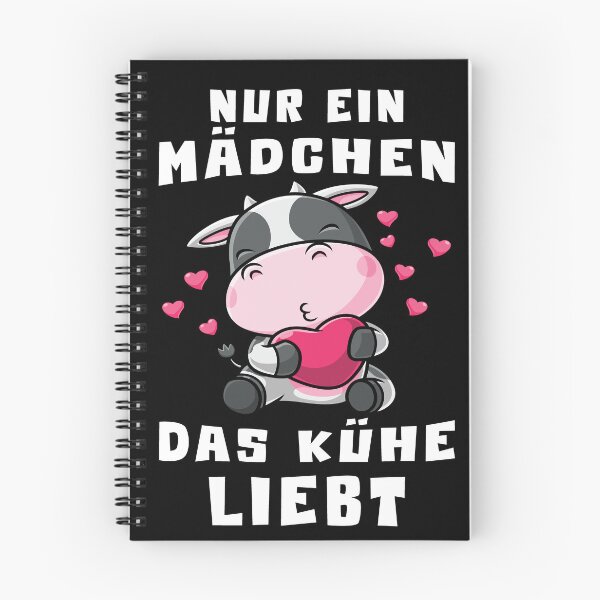 Item preview, Mädchen Das Kühe Liebt Cowhugger German Farm Quote Cute designed and sold by Parkerzz.
