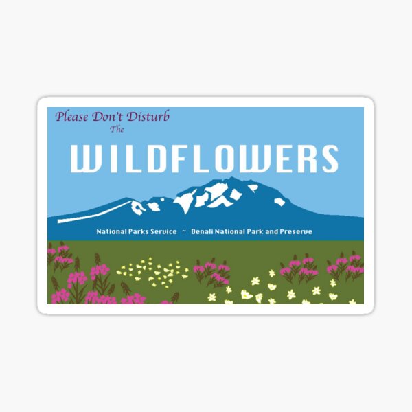Item preview, Bitte stören Sie die Wildblumen nicht designed and sold by abitofaromantic.