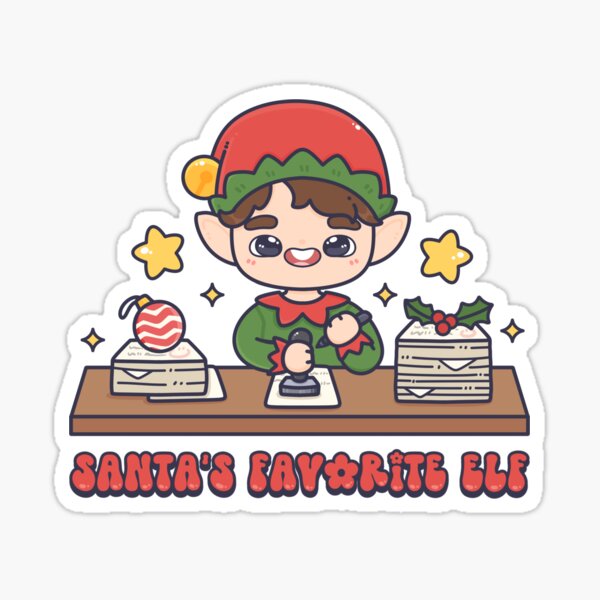 Item preview, Santa’s Favorite Elf – Cute Christmas Notary Holiday Design designed and sold by NotaryLife.