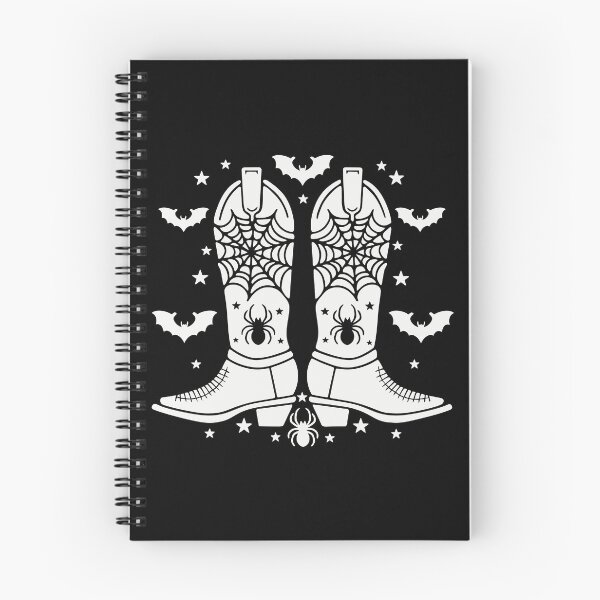 Item preview, Spiderweb Cowboy Boots Halloween Gothic Western Bats Stars designed and sold by Parkerzz.