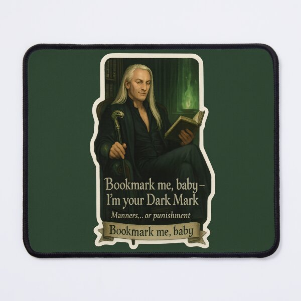 Item preview, Dark Mark Bookmark – Lucius’s Literary Punishment Sticker designed and sold by MAVNALE.