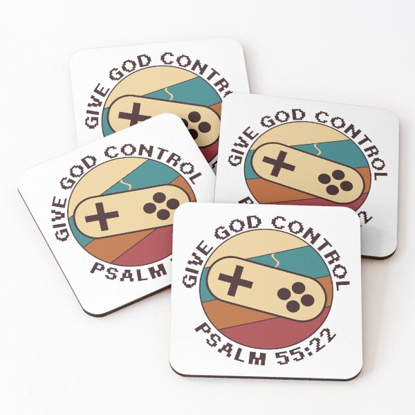 Item preview, Give God Control - Christian Gamer designed and sold by MoriaStore.