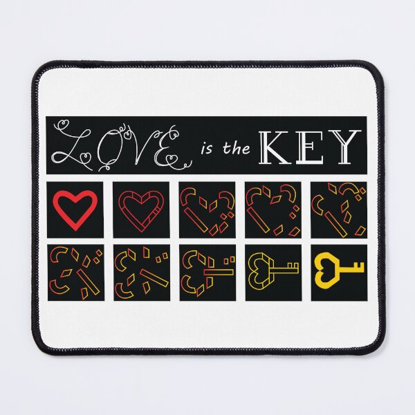 Item preview, Love is the Key designed and sold by PoeticDesignCo.