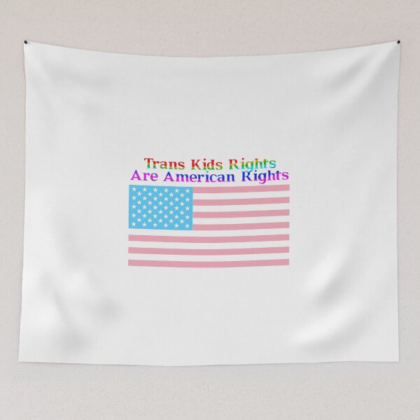 Item preview, Trans Kids Rights Are American Rights designed and sold by GreaterGrander.