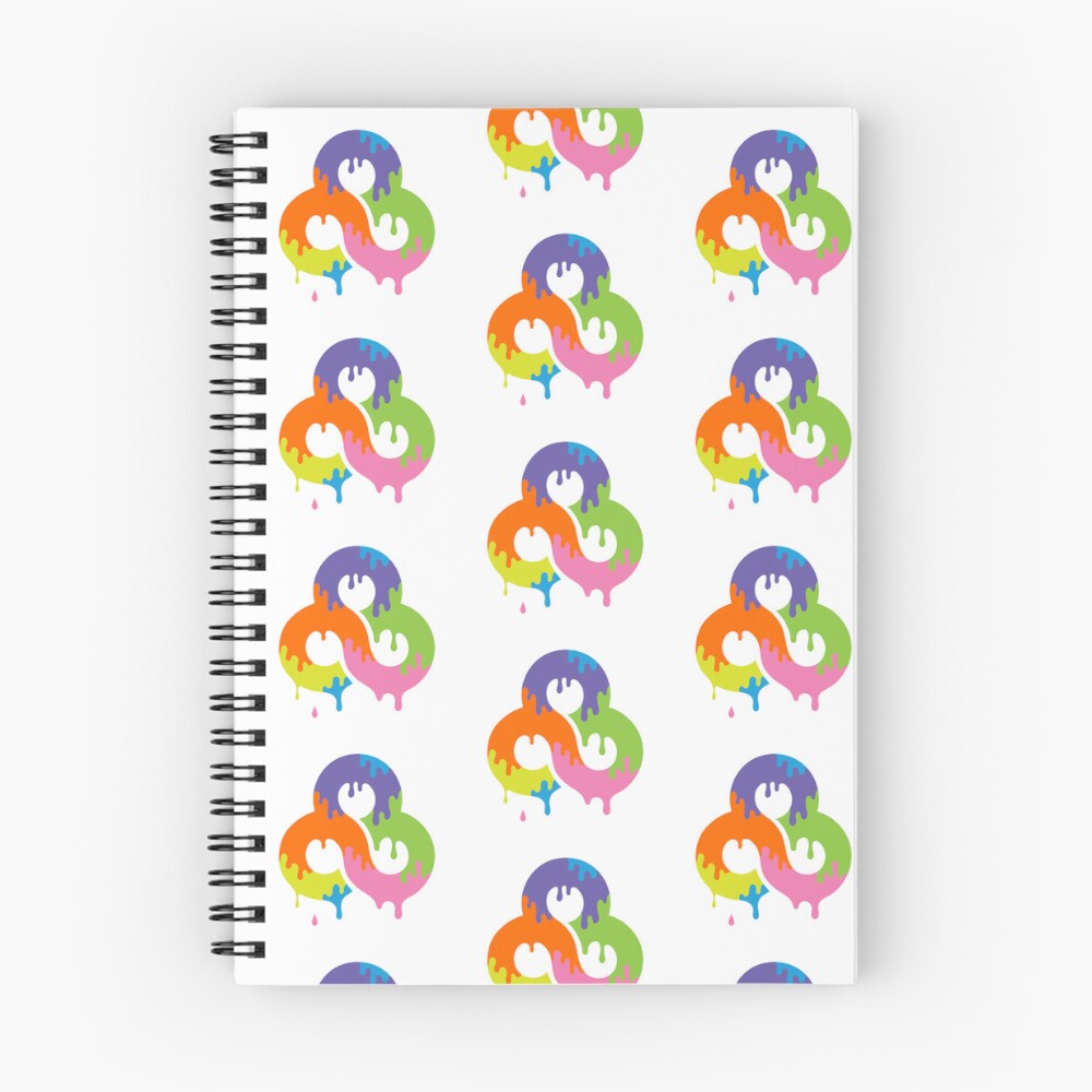 Vista previa del artículo con la obra «Cuaderno de espiral», diseñado y vendido por DisturbedMoon.