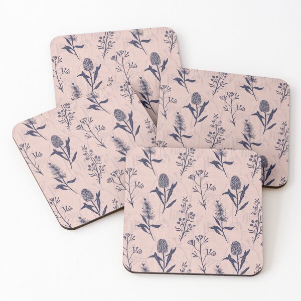 Item preview, Native Flowers on Pink designed and sold by clary + sage.