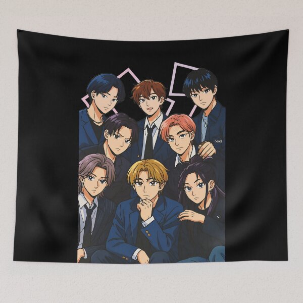Item preview,  Stray Kids -Inspired K-pop Boy Group designed and sold by CloudReverie.