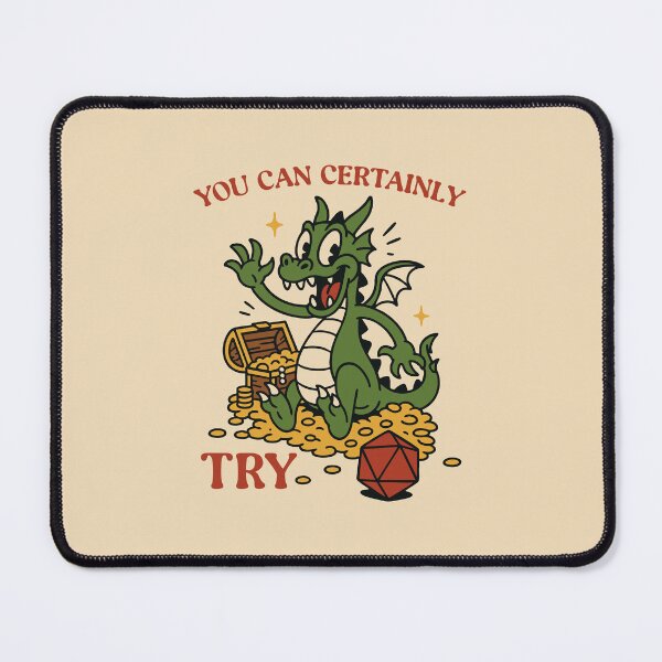 Item preview, You Can Certainly Try Green Dragon TTRPG designed and sold by pixeptional.