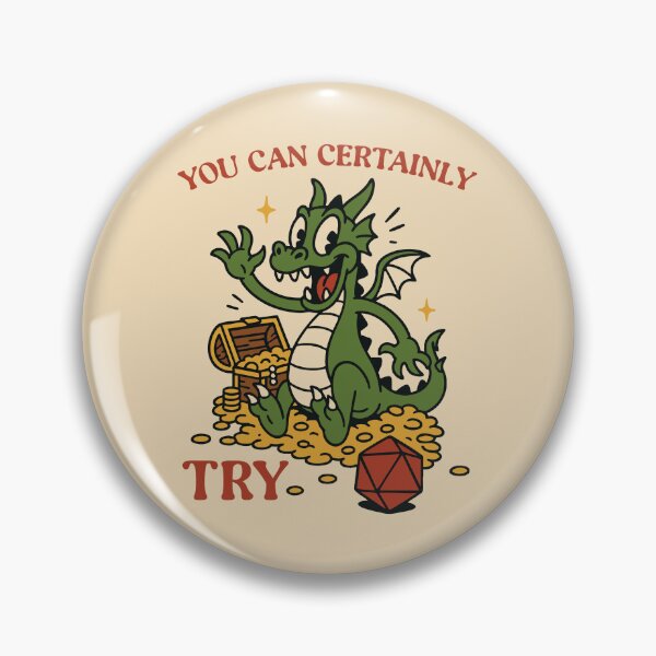 Item preview, You Can Certainly Try Green Dragon TTRPG designed and sold by pixeptional.