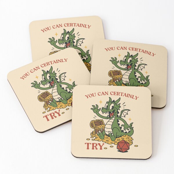 Item preview, You Can Certainly Try Green Dragon TTRPG designed and sold by pixeptional.