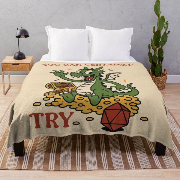 Item preview, You Can Certainly Try Green Dragon TTRPG designed and sold by pixeptional.