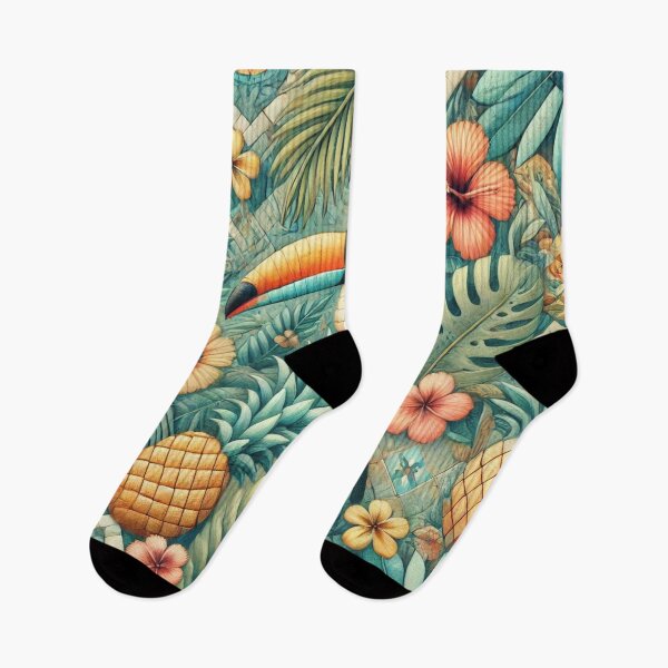 Item preview, Toucan Tile Tropica designed and sold by Oonward2021.
