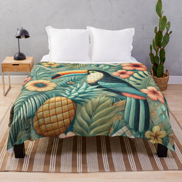 Item preview, Toucan Tile Tropica designed and sold by Oonward2021.
