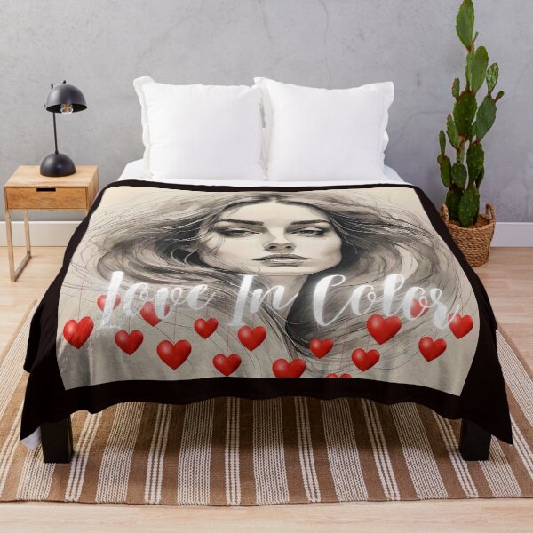 Item preview, Love In Color – Emotional Portrait Artwork Celebrating Feminine Grace and Depth designed and sold by laliitkhatri.