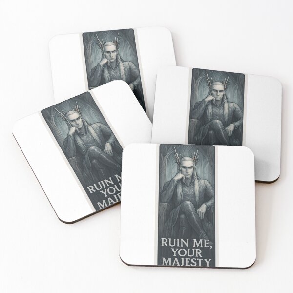 Item preview, Ruin Me, Your Majesty – Thranduil Thirst Sticker designed and sold by MAVNALE.