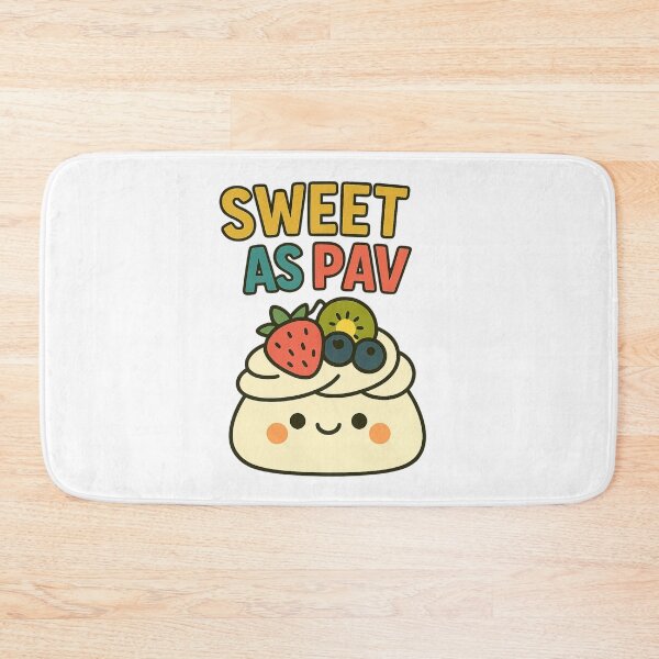 Item preview, Sweet As Pav - Kawaii Pavlova Cute Australian Food Design designed and sold by POPDOTSHOP.