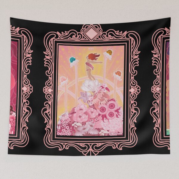Item preview, Pink tarot cards in frames designed and sold by Sciurustarotus.
