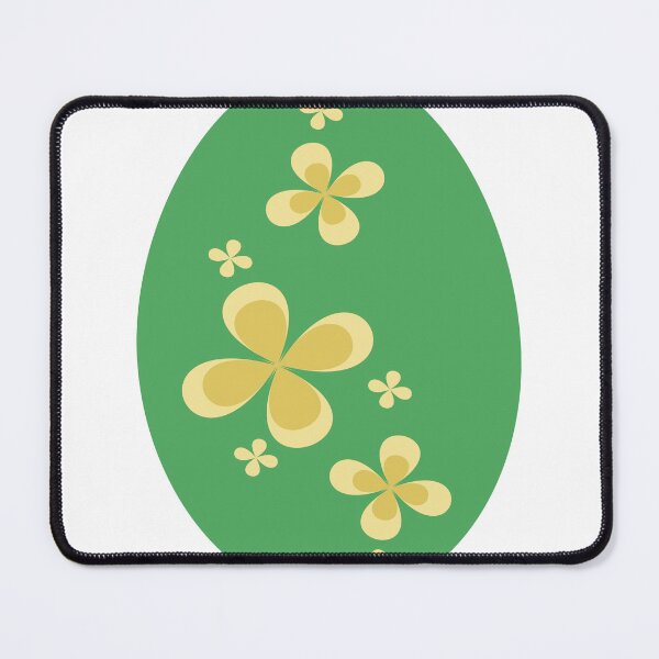 Item preview, Floral Green Easter Egg – Stylized Spring Design designed and sold by TeesHearts100.