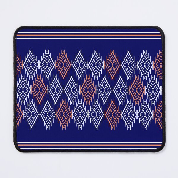 Item preview, Contemporary fabric patterns that combine ancient Khid patterns with geometric lines  designed and sold by Kanlaya23.