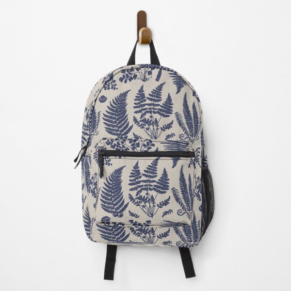 Item preview, Vintage Fern Botanical in Navy Blue designed and sold by clary + sage.