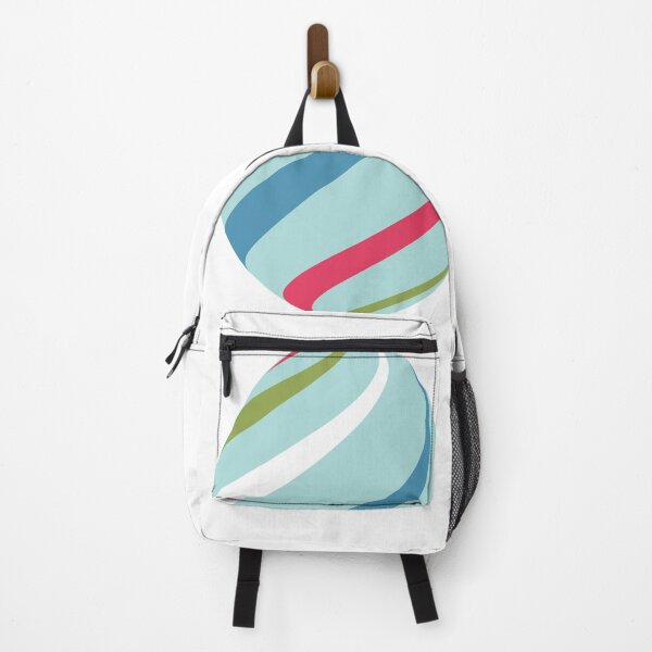 Item preview, Swirled Teal Easter Egg – Soft Muted Striped Design designed and sold by TeesHearts100.