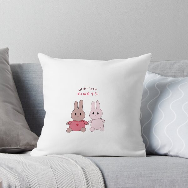 Item preview, Little rabbits with the legend "with you, always." designed and sold by De Luna.