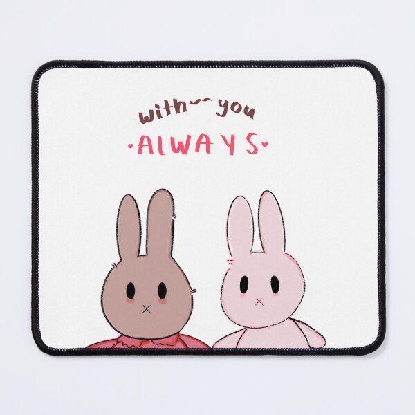 Item preview, Little rabbits with the legend "with you, always." designed and sold by De Luna.