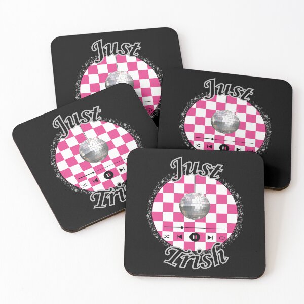 Item preview, JUST TRISH PODCAST, TRISHA PAYTAS, DISCO BALL, Version 2, Black Writing designed and sold by larissa-myrie.