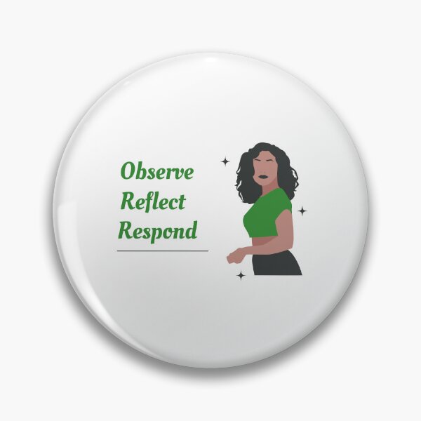 Item preview, Observe, Reflect, Respond | Stoicism Philosophy, Stoic Mindset  designed and sold by LexaArtworks.