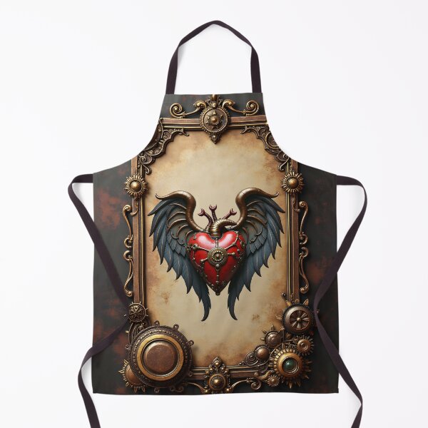 Item preview, The pulsating heart of mechanics, a glowing steampunk heart. designed and sold by nicky2342.