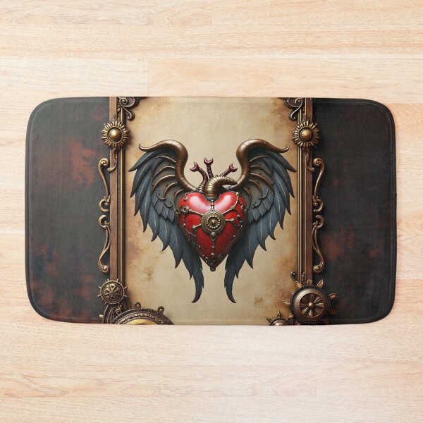 Item preview, The pulsating heart of mechanics, a glowing steampunk heart. designed and sold by nicky2342.