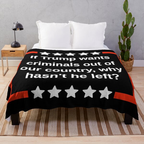 Item preview, Why hasn’t Trump left? designed and sold by Rachel the Artist .
