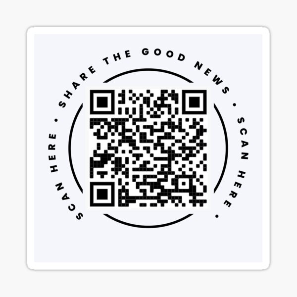Item preview, Bible QR Code designed and sold by stickersforthechurch.