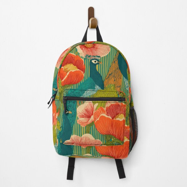 Item preview, Peacocks Among Poppies designed and sold by junkydotcom.