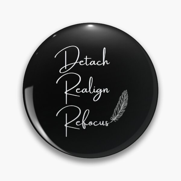 Item preview, Detach, Realign, Refocus | Stoicism, Stoic Mindset for Self Awareness designed and sold by LexaArtworks.