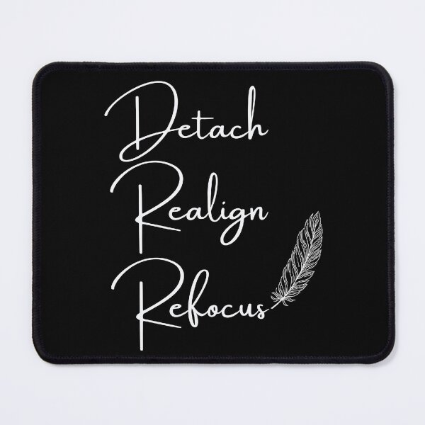 Item preview, Detach, Realign, Refocus | Stoicism, Stoic Mindset for Self Awareness designed and sold by LexaArtworks.