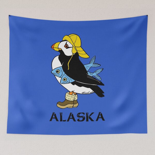 Item preview, Puffin Fisherman Alaska designed and sold by sharkbait83.
