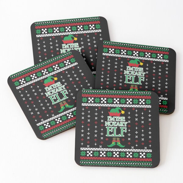 Item preview, I’m the Notary Elf – Funny Christmas Notary Ugly Sweater Design designed and sold by NotaryLife.