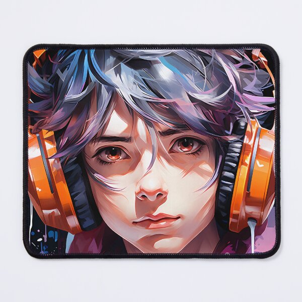 Item preview, Anime Boy with Headphone designed and sold by NMB-ART-Design.