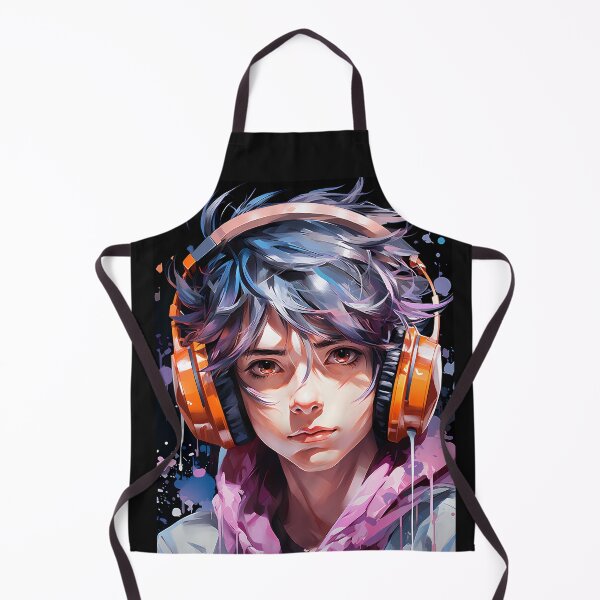 Item preview, Anime Boy with Headphone designed and sold by NMB-ART-Design.