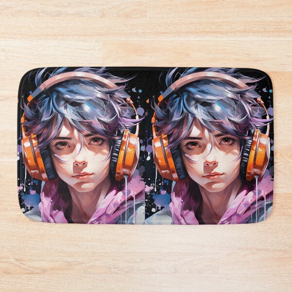 Item preview, Anime Boy with Headphone designed and sold by NMB-ART-Design.