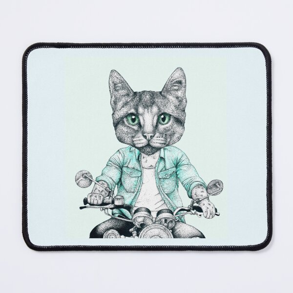 Item preview, Cool Cat Rider on Motorcycle designed and sold by Flower Magic .