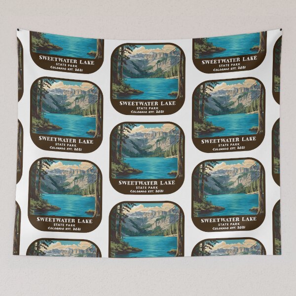 Item preview, Vintage Sweetwater Lake State Park (Colorado State Park) designed and sold by RabbitK.
