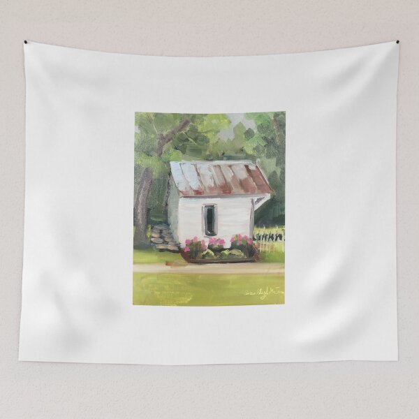 Item preview, Smokehouse at Crook Peony Farm designed and sold by Susan Elizabeth Jones Art.